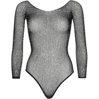 Leg avenue Crystalized fishnet bodysuit