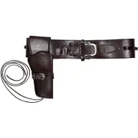 Generique cowboy holster en riem bruin 110 cm