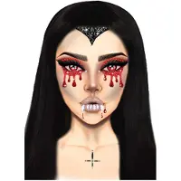 Leg avenue Vampire face jewels sticker