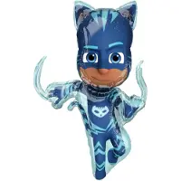 Amscan - PJ Masks - Folieballon - Helium ballon - Catboy - 53 X 93 Cm - Blauw - Leeg - 1 Stuks.