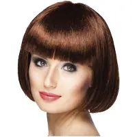 Boland Pruik bobline chocoladebruin (chocoladebruin)