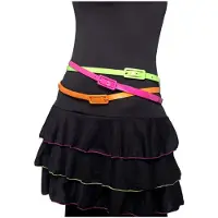 Smiffys Dressing Up & Costumes | Costumes - 80s Pop - Neon Belts