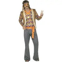 Smiffys Jaren 60 zanger pak hippie