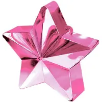 Amscan Ballongewicht Ster 10 Cm Roze