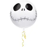 Amscan - Folieballon Orbz Jack Skellington - Halloween - Halloween Decoratie - Halloween Versiering - Halloween Ballonnen