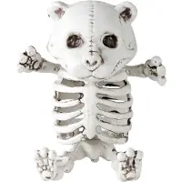Widmann Halloween skelet teddybeer 15cm