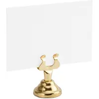 Party Deco Plaatskaart houder goudkleur
