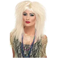 Smiffys Blonde retropruik voor vrouwen - Verkleedpruik - One size