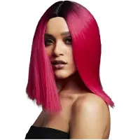 Fever - Kylie Two Toned Blend Magenta Pink Pruik - Roze