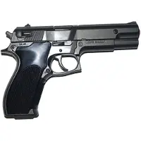 PULIO Speelgoed politie pistool 8 shots - zilveren speelgoed geweer