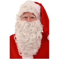 Partyxplosion Pruik en baard kerstman Ho Ho