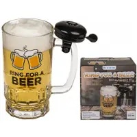 Out of the blue Bierglas met Bel
