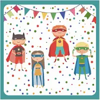 Papstar Servetten Superhero 3-laags 33x33cm