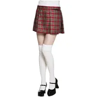 Boland Schotse rok dames rood (rood en groen)