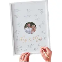 My Dream Day Gastenboek foto met lijst Mr & Mrs