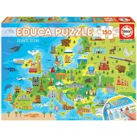 Educa Puzzel 150 stukjes Kaart van Europa 18607