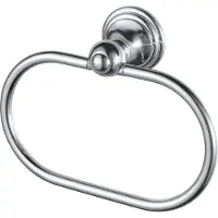 Haceka Allure handdoekring chroom