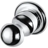 Haceka Allure enkele haak 2 stuks chroom