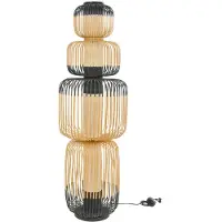 Forestier Bamboo Totem Vloerlamp Black | 4 lights