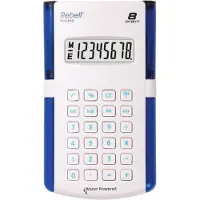 Rebell calculator - ECO 610 - wit - RE-ECO610-WB