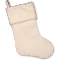 Unique living | white christmas sock white