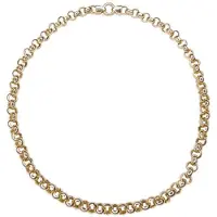 Christian 14 karaat geel gouden jasseron collier