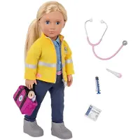 Our Generation Pop - 46 cm - Kaylin - Ambulancechauffeur - - OneSize - Poppen