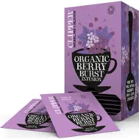 Clipper thee Clipper Berry Burst Tea - fruitige infusion, cafeïnevrij - 25 zakjes