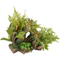 Flamingo Ad dio wortels plant 36x31x33 cm Flamingo