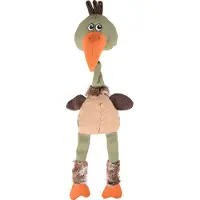 Flamingo Hondenspeelgoed natura delight vogel bungee benen mix 49 cm Flamingo