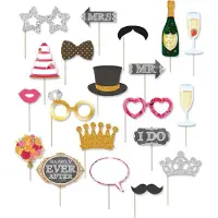 Delights Direct Photo Booth Props Bruiloft - 20 stuks