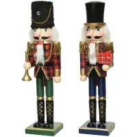 Décoris Notenkraker vuren l7b6h25cm mult a2