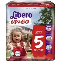 Libero Broekluiers Up & Go 5 (10kg-14kg) - 4x 20st/pak