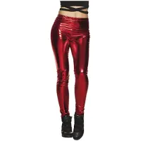 Boland Legging metallic rood