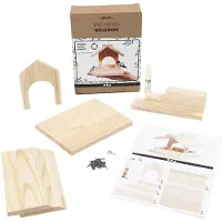 Creativ Company Creotime DIY Vogelvoederhuis Grenen 12,5 cm