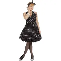 Wilbers Rockabilly dress Dottie - 100% Polyester - Retro kleding | Maat 46