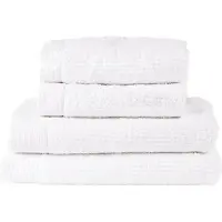 Zone Denmark Handdoekenset Towels Classic White (Set van 4)