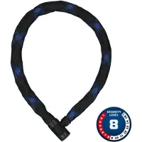 ABUS Fietsslot Kettingslot - IVERA Chain 7210 - Security level 8 - zwart - 110 cm - Geschikt voor elektrische fietsen en stadsfietsen
