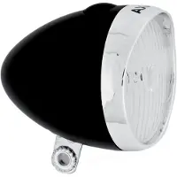 Axa Retro LED fietskoplamp - zwart - 4 lux - 50 uur batterijduur