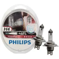 Philips 12342VPS2 H4 VisionPlus 55W 12V set 2 stuks