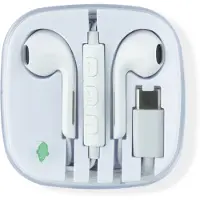 GREENMOUSE oortjes, USB-C, wit