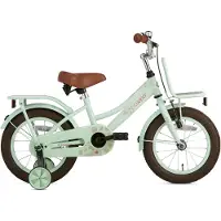 Supersuper - meisjesfiets - cooper bamboo 14 - staal - pistache