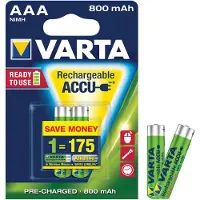 Varta 1x2 Varta Rechargeable Accu AAA Ready2Use NiMH 800 mAH