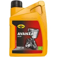 Kroon oil Avanza MSP - 0W-30 Motorolie - ACEA C2 - 1 Liter - Vol-Synthetisch