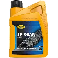 Kroon-Oil SP Gear 5015 - Synthetische Transmissieolie - SAE 75W-80 - 1 Liter - Transparant