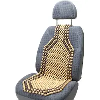 Carpoint Kralenkussen Classic - Ventilerende & masserende werking - Extra comfortabel - Past in iedere autostoel - Afmeting 126x39cm