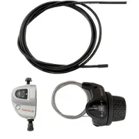 Shimano Nexus SL-3S41E draaiversteller 3 speed (met kabels en clickbox) - zwart