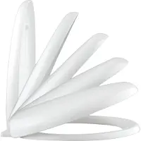 Schutte WC-Bril 10220 DUROPLAST - Antibacterieel - Soft Close - Gelakt - Wit