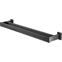Haceka Edge dubbele handdoekhouder 60cm grafiet