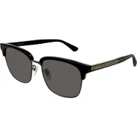 Gucci Vierkante Mannen Zwart en Grijs GG0382S